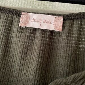 Altar'd State Olive Green Skirt